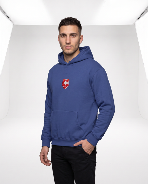 Schweiz Schild Oversized Hoodie